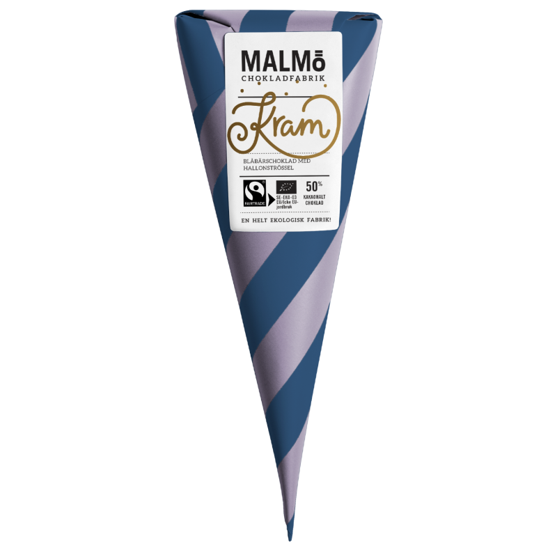 Malm Chokladfabrik Himbeeren und Blaubeeren Dark Milk